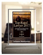 Top-Rated Lawyer 2017 Julianne Markiewicz